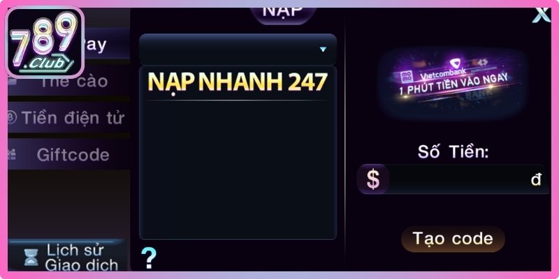 Câu Hỏi Thường Gặp 789Club 2 Thành viên được nạp tiền 789Club bao nhiêu lần mỗi ngày?