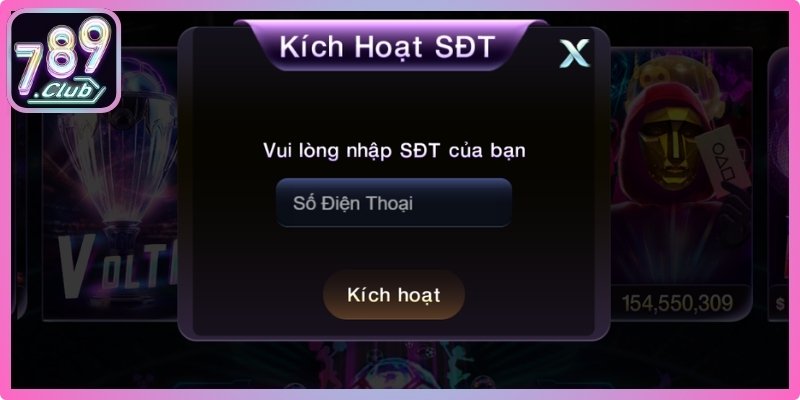 Xác minh tài khoản đầy đủ trước khi nạp tiền 789club